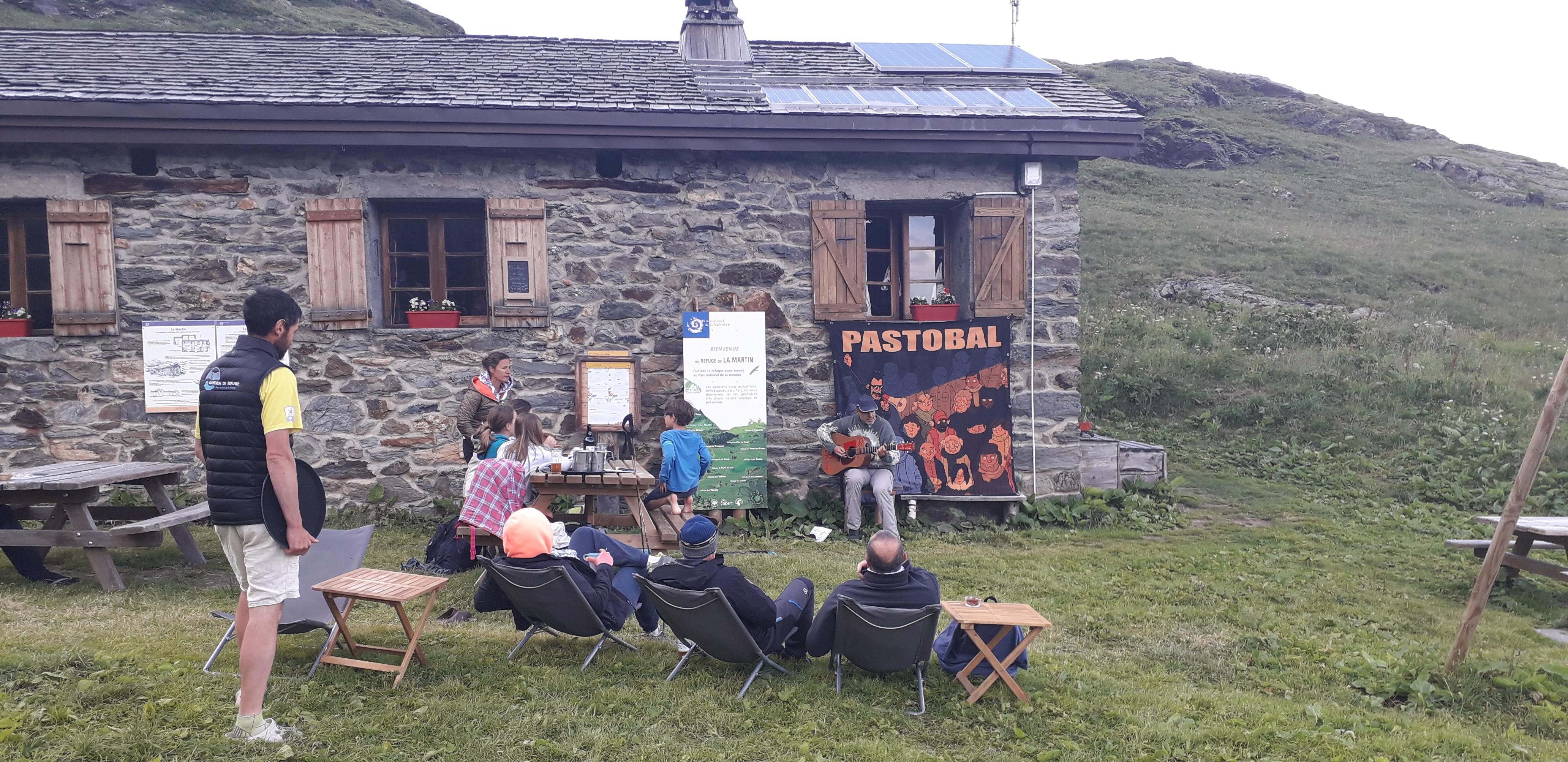 Concert de Pastobal au refuge de la Martin - animation culturelle