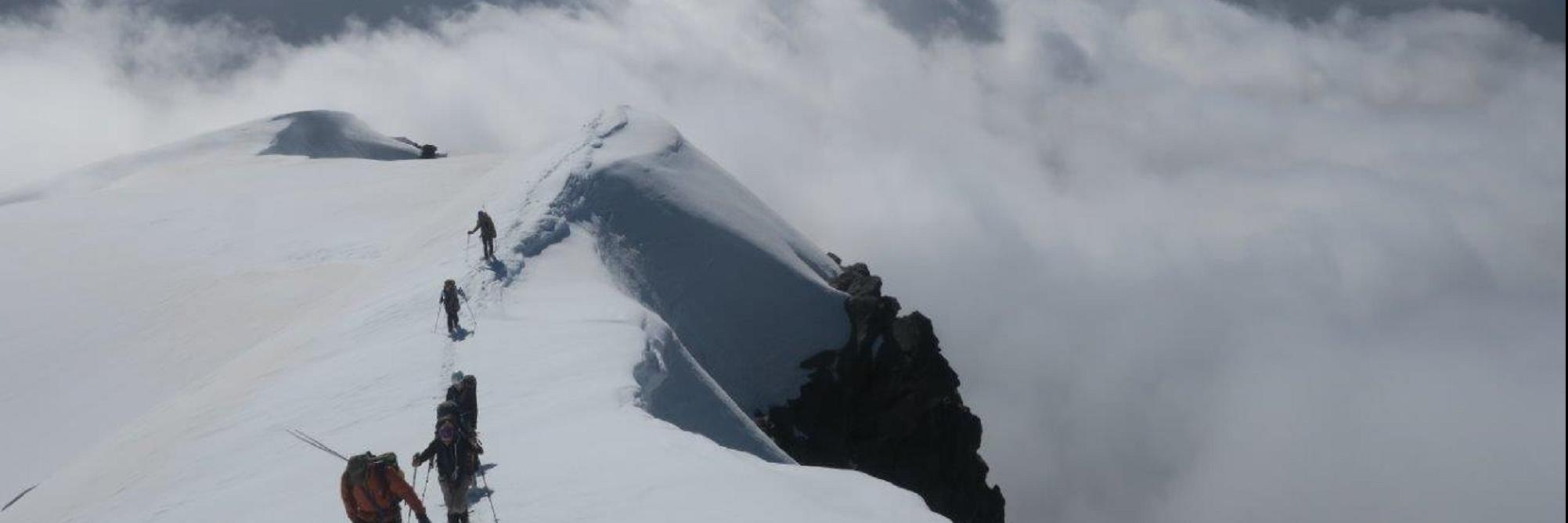 Montée au Dôme de la Sache - refuge de la Martin - alpinisme