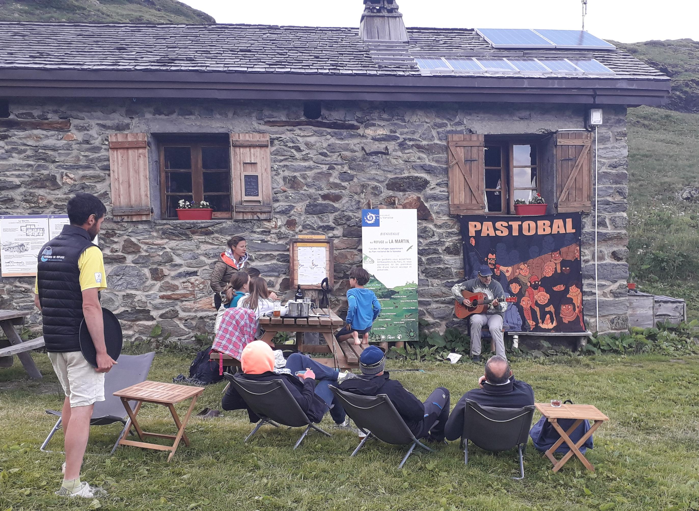 Concert de Pastobal au refuge de la Martin - animation culturelle